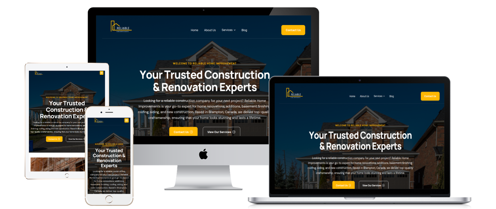Canadian home improvement company website.
